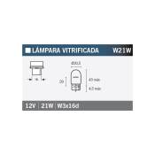 Ampoule Vicma W21W W3x16d 12V 21W