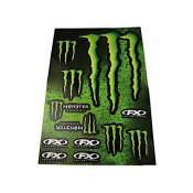 Kit déco autocollants Monster Energy 12 pièces