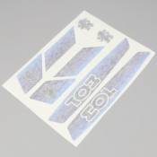 Stickers Peugeot 103 bleus (planche)