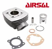 Kit cylindre Airsal t6 alu nikasil 6 transferts pour cyclomoteur Peugeot 103 sp mvl spx rcx vogue z,104 et autre