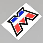 Sticker logo M tricolore Motobécane 90x50mm