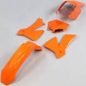 Kit carénages KTM EXC 125, 200, 250, 300... (2004), SX 125, 250 (2003 - 2004) Polisport orange