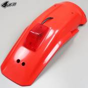 Garde boue arrière UFO vintage avec feu type Honda XR rouge