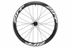 Roue arriere zipp 303 firecrest tubeless disc 9x135mm 12x142mm corps campagnolo stickers blanc