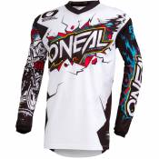 Maillot cross O'Neal ELEMENT YOUTH - VILLAIN - WHITE
