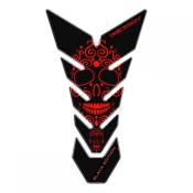 Protège réservoir Onedesign Black Edition Skull noir/rouge