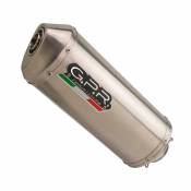 Gpr Exhaust Systems Satinox Slip On Leoncino 500 Trail 17-19 Euro 4 Homologated Muffler Argenté