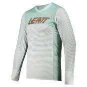 Leatt Gpx Moto 5.5 Ultraweld Long Sleeve T-shirt Vert,Blanc 2XL