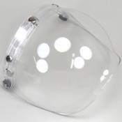 Visière bulle pour casque jet écran clair