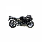 Pot d'échappement Leovince SBK Factory S inox pour moto Kawasaki ZZR 1400 '12