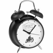 Spirit Motors Retro Motorcycle Alarm Clock Noir