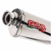 Gpr Exhaust Systems Trioval Slip On F 700 Gs 16-18 Euro 4 Homologated Muffler Argenté