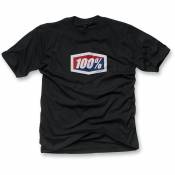 100percent Official Short Sleeve T-shirt Noir XL