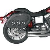 Sacoches latérales Saddlemen Drifter Slant noires Harley Davidson FXD