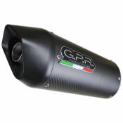 Gpr Exhaust Systems Furore Evo4 Carbon Slip On Gsx-s 1000 17-20 Euro 4 Homologated Muffler Noir