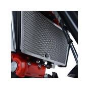 Protection de radiateur aluminium noir R&G Racing Aprilia Shiver 900 1