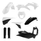 Kit plastiques complet Acerbis KTM 125 EXC 14-15 noir/blanc