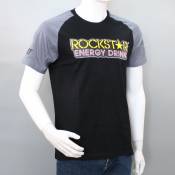 Tee-shirt Shot Rockstar noir et gris
