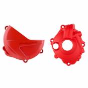 Polisport Honda Crf250r 18-20 Clutch And Ignition Cover Kit Rouge