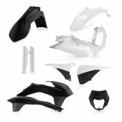 Kit plastiques complet Acerbis KTM 125 EXC 14-15 blanc/noir