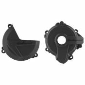 Polisport Sherco Se250/300 14-20 Clutch And Ignition Cover Kit Noir