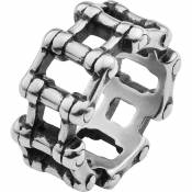 Spirit Motors Motorcycle Chain Stainless Steel Ring Argenté 20 mm