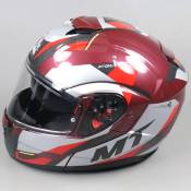 Casque modulable MT Helmets Atom SV rouge
