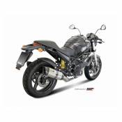 Silencieux double MIVV Suono inox / casquette carbone Ducati monster 6