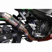 Gpr Exhaust Systems Deeptone Inox Slip On Ninja 400 18-20 Euro 4 Homologated Muffler Argenté