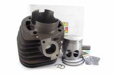 Cylindre piston Malossi 124cc Fonte (diam.57,5mm) MBK Nitro 100cc / Aerox 100cc 2Temps