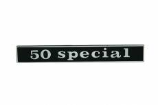 Logo Vespa 50 Special Noir/Chromé