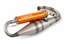Pot d'échappement Stage6 Pro Replica MK2 Orange MBK Booster / Stunt
