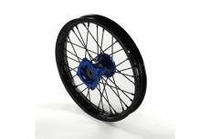 Roue avant moyeu alu CNC axe 15mm - 14'' Volt Racing Pit Bike / Dirt Bike Bleu