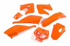 Kit habillage STR8 Derbi DRD / X-Treme (après 2000) orange (8 pièces)