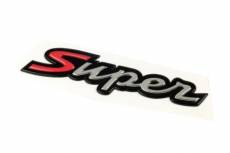 ''Logo arrière ''''Super'''' à coller 110x20mm Vespa GTS/GTS Super 125-300cc''