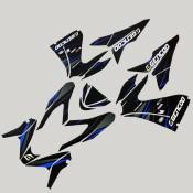 Kit déco MBK Nitro et Yamaha Aerox (depuis 2013) Gencod Evo bleu