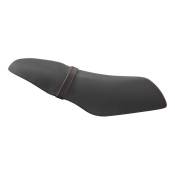 Couvre selle Piaggio ZIP 2T H2O 2006> Noire / Couture rouge (antidéra