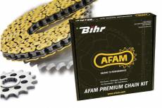 Kit chaine Afam 520 MX4 KX 125 12 / 49
