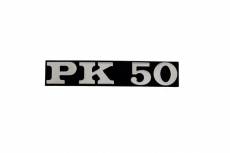 Logo Vespa PK 50 Noir/Chromé