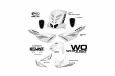 Kit habillage 7 pièces BCD White out (CE) MBK Stunt / Slider