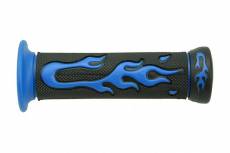 Poignées STR8 Flamme bleu / noir