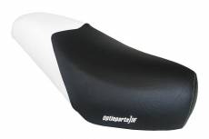 Couvre selle noir / blanc ODF CPI Hussar / Keeway RX8 RY8