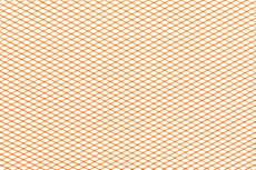 Grille déco orange anodisé ''RACING'' STR8 petit maillon (30x30cm)