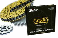 Kit chaine Afam 520 Type XRR3 13/50 (couronne Ultra-light anti-boue) Beta RR 125 2T Enduro