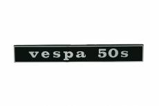Logo Vespa 50 S Noir/Chromé