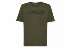 T shirt manches courtes oakley mark ii marron noir xl