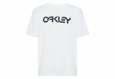 T shirt manches courtes oakley mark ii blanc noir xl