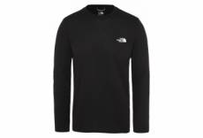T shirt manches longues the north face reaxion amp crew noir homme