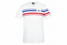 T shirt manches courtes le coq sportif 2021 fanwear tee n 1 blanc l