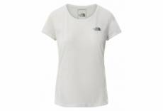 T shirt femme manches courtes the north face circadian blanc